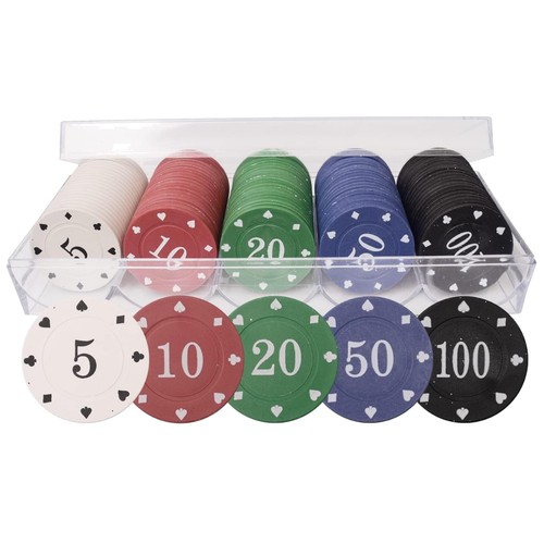 Poker chips set 100 - chips, stück