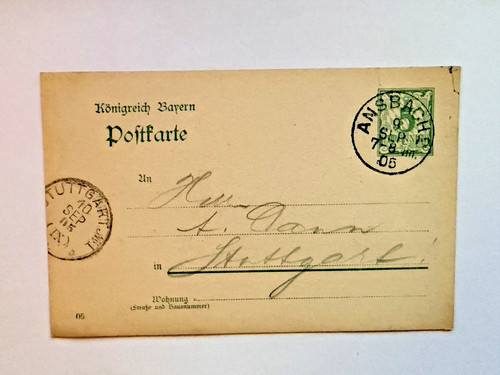 Königreich bayern ganzsache - königreich,