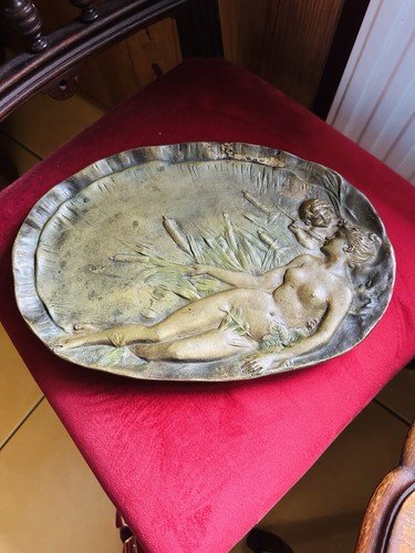 Art nouveau bronzeteller von - art,