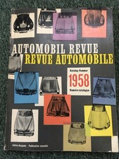 Schweizer Automobil Revue - 1958 - Original Katalog -- 67 Jahre alt -- gebraucht