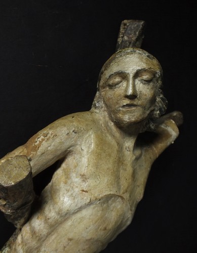 Ausdrucksstarke heiligenfigur - ausdrucksstarke,