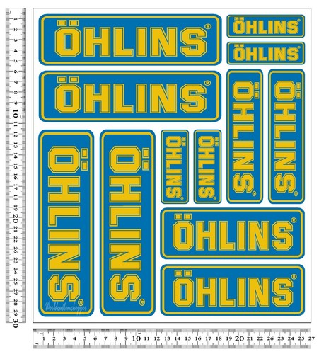 Ohlins aufkleber für - ohlins,