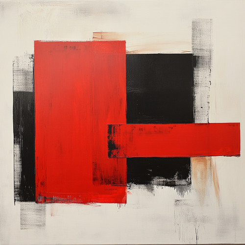 Rot schwarz minimalismus - rot,