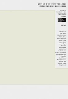 Kunst des ausstellens von - kunst,