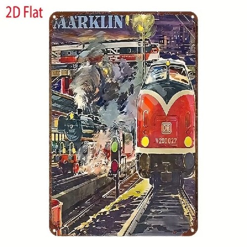 Blechschild märklin eisenbahn - blechschild,