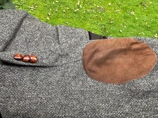  HARRIS TWEED g XL 54 SAKKO ORIGINAL PREMIUM HANDGEWEBT WOLLE VINTAGE