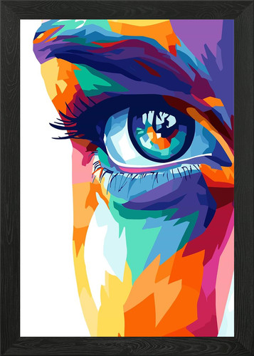 Buntes auge pop art - buntes,