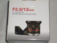 SAMYANG UltraWeitwinkelobjektiv 12mm f2.0