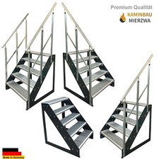 Außen-Treppe Anthrazit