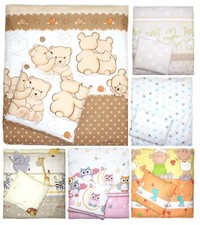 2 -4 teiliges Set für Wiege Kinderwagen Beistellbett 70x78 Baby Bettwäsche 