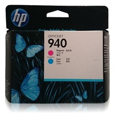 Original HP 940 C4901A Magenta + Cyan Druckkopf ungeöffnet MHD 2013