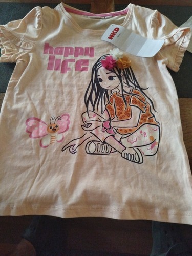 Mädchen shirt happy life - mädchen, t