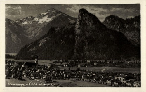 Oberammergau oberbayern - ak,