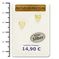 Natur Bernstein Ohrstecker
