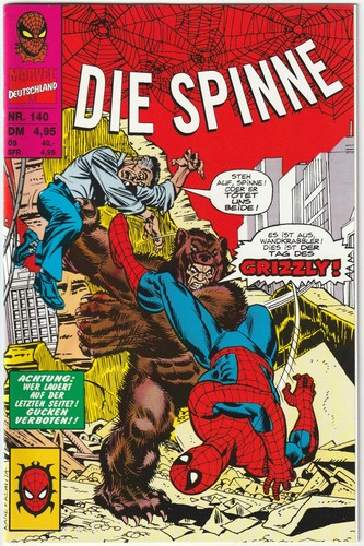 Die spinne 140 marvel - die, #140,