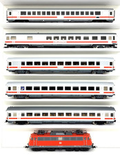 Roco H0 Komplettzug mit BR 115 und 5 Wagen, ICE Lack. exact 1:87, DB AG, DC, TOP