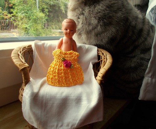 Puppenstube puppe 11 cm - puppe,, ab