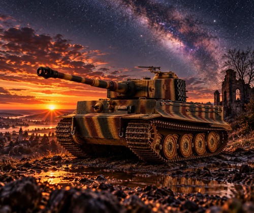 Tiger i späte ausf - 1/16,
