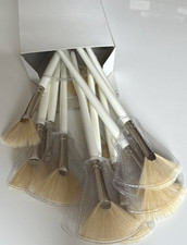Fächerpinsel set weiß - set,