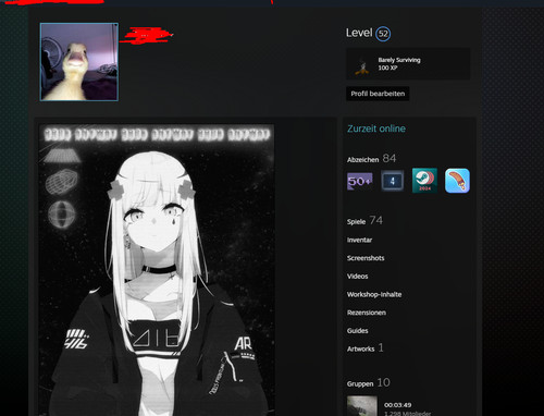 Steam account level - account, |