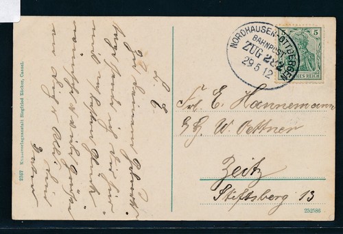 107540 bahnpost ovalstempel - 107540),