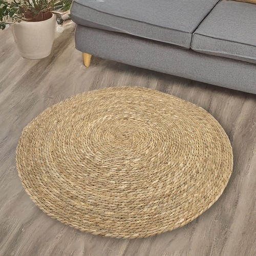 Seegras natur teppich rund - seegras,
