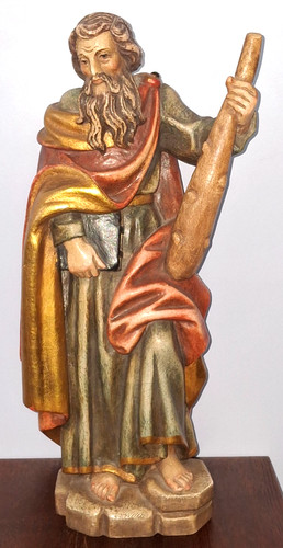 Holzfigur geschnitzt hl - geschnitzt,,