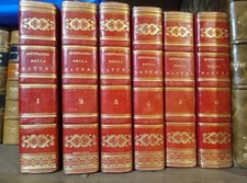 Das Naturschauspiel - 1738-1741 - 6 gebundene Bände - französisch-italienisch
