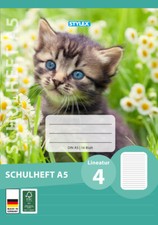 Schulhefte A5, Lineatur 1 - 4 und 7, 16 Blatt