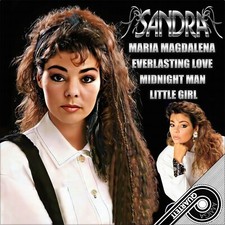 7" SANDRA Maria Magdalena MICHAEL CRETU Little Girl AMIGA-QUARTETT EP 1988 MINT!
