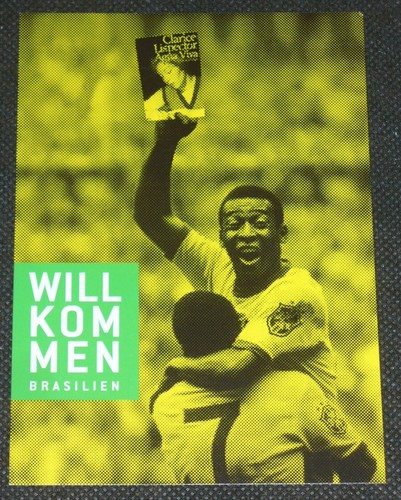 Pele autogrammkarte zur - pele,