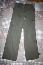 Cargohose Cambio Gr.34 oliv Lochstickerei