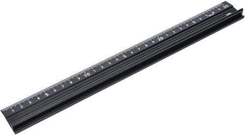 Alu winkellineal 30cm - alu,