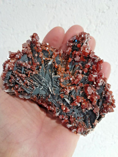 Vanadinit auf baryt - vanadinit, aus
