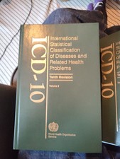 ICD-10 Volume 3 (Tenth Revision); ISBN: 924154421X
