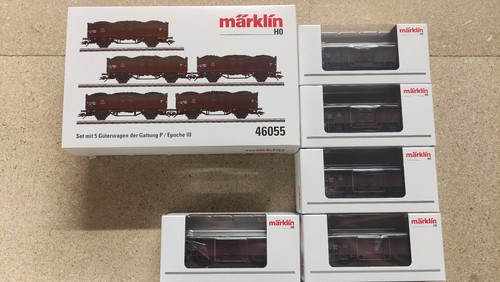 Märklin hochbordwagen set - märklin, hochbordwagen-set
