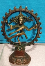 Vintage SHIVA HINDU GOD BRONZE