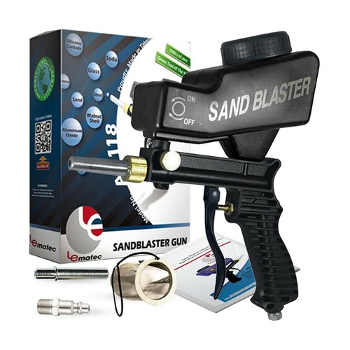 Sand blaster gun kit rust - sand,