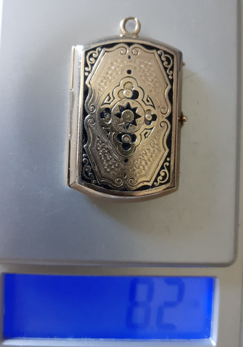 Antik medaillon schaumgold - antik,