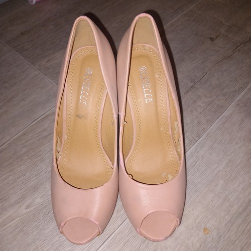 Peeptoe pumps stiletto - pumps, high