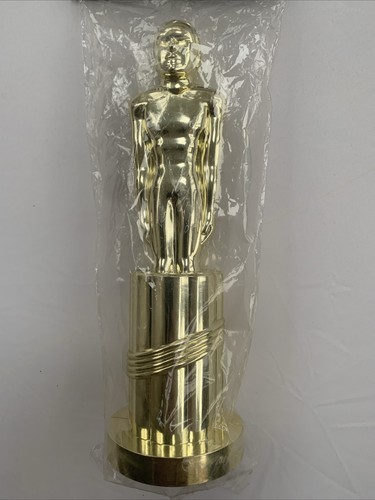 Award gold oscar statue - gold,