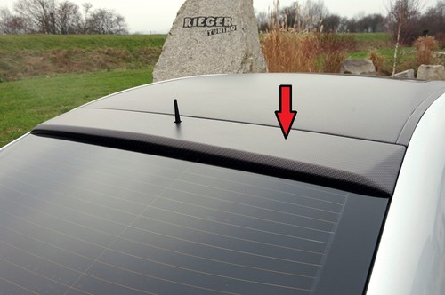 Rieger heckscheibenblende für - rieger,