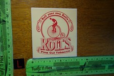 Alter Aufkleber Tabak Zigaretten ROLL'S Fine Cut Tobacco