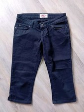 Only Jeans Capri Hose Prince Slim Schwarz Größe 36 Top Zustand