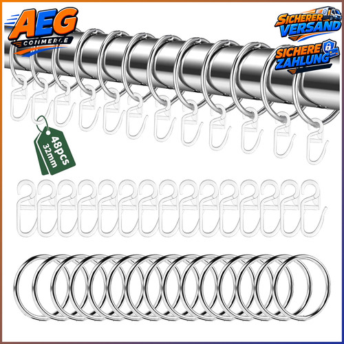 Gardinenringe metall 32mm - gardinenringe,