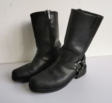Harley Davidson Hustin 11" Motorradstiefel 95353 waterproof Boots schwarz 43