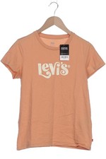 Levis T-Shirt Damen Shirt Kurzärmliges Oberteil Gr. S Baumwolle Orange #27224v1