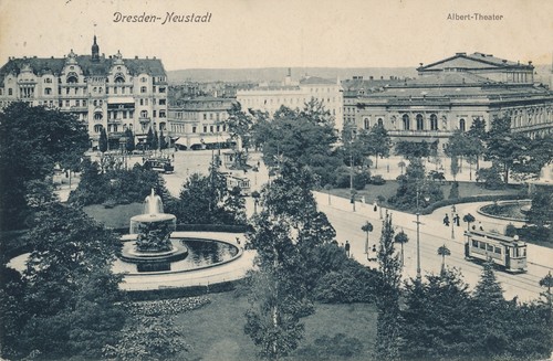 Dresden neustadt albert - ak,
