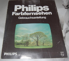 PHILIPS SONDER FALTWERBENLATT für VIDEORECORDER und FERNSEHER von 1983