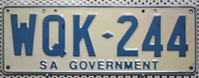 South Australia Nummernschild SA Government License Plate Australien Kennzeichen